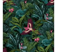 Rasch Portfolio XII Tropicale Foresta Pluviale Parati Multi 214727 Fiori Parrots