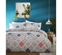 Portfollio Marocco Ocra Set copripiumino reversibile per letto king size