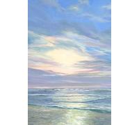 Porthtowan Notebook: 6x9 Softcover Porthtowan Cornwall Notebook 120 white paper pages ruled Decorative Coastal Theme Original Art design For School, ... Cornish seascape art by artist Robin Falvey