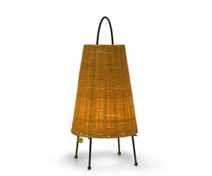 Porti Lampada Portatile Intrecciata Naturale