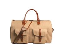 Porti sulle borse 'indumento, borse di borsone impermeabili convertibili, borsa di volo con cerniera multifunzionale, borse da viaggio portatili con le tasche multiple per il viaggio, Marrone