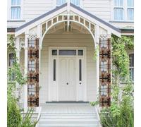 Portico Banner WZYWHJ Beautiful Pylons in the distance Stampe Decor Wall Hanging Banner Door Sign, per esterni e interni, Cortile Party 30,5 x 180 cm