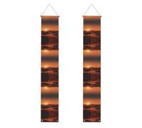 Portico Banner WZYWHJ Cameron Picture Decor Wall Hanging Banner Door Sign, per esterni e interni, cortile Party 30,5 x 180 cm