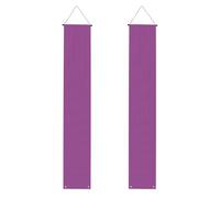 Portico Banner WZYWHJ Peach-like colore stampa Decor Wall Hanging Banner Door Sign, per esterni e interni, cortile festa 30,5 x 180 cm