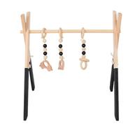 Portico di risveglio in legno per bambini, palestra di attività con sportivo, senza odore, ideale per tutti-piccoli di 3 in più, giocattolo in legno naturale