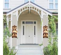 Portico verticale Banner Appeso Porta Banner The Silent Monkey Porta d'ingresso Portico Segno Appeso Bandiera Festa Banner Outdoor Stagionale Vacanze Matrimonio Yard Decor Fattoria Sfondo Parete