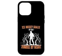 Portiere di hockey su ghiaccio di Day Zombie by Night Halloween Creepy Custodia per iPhone 12 Pro Max