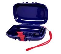 PORTINEER - Portasapone da viaggio Carry-Dri EZ - Custodia per saponetta lascia asciugare il sapone con cordino, chiusura in silicone, portasapone da viaggio, a tenuta stagna, con prese d'aria