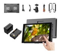Portkeys HD7T da 7 pollici Touch Screen DSLR Camera Monitor del campo, 1000 NITS ad alto luminoso, Ingresso HDMI 4K30P, 3D LUT, REC.709, monitor video con ombrellone per telecamere DSLR (con batteria)