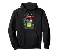 Portland Frog Subtle Protest on No Kings Day Felpa con Cappuccio