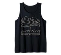 Portland Oregon, Paesaggio Urbano, Design Minimalista Canotta