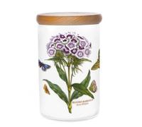 Portmeirion - Barattolo della serie “Botanic garden”, 17,78 cm, con immagine del garofano dei poeti