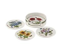 Portmeirion BG79170-XP - Set di 4 sottobicchieri da giardino botanico, in ceramica