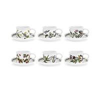 Portmeirion Botanic Garden, Tazza da caffè e piattino, 3,5oz
