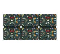 Portmeirion Home & Gifts Set di 6 tovagliette, sughero, multicolore, 30,5 x 23 cm