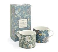 Portmeirion Home & Gifts Spode Morris & Co - Set di 2 tazze con motivo Pimpernel e alghe