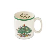Portmeirion Home & Gifts Spode - Set di 4 tazze con albero di Natale, in ceramica, multicolore