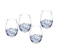 Portmeirion Spode - Bicchieri da vino italiano senza stelo, set da 4, capacità 540 ml, bicchieri da vino rosso o bianco, bicchieri per acqua, cocktail e altre bevande
