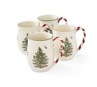 Portmeirion Spode - Set di 4 tazze con manico alla menta piperita