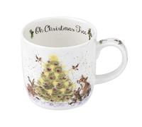 Portmeirion Wrendale Designs"Oh Christmas Tree" - Tazza natalizia da 0,3 l