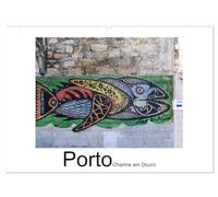 Porto - Charme am Douro (Wandkalender 2026 DIN A2 quer), CALVENDO Monatskalender: Ein Spaziergang durch Portos Altstadt