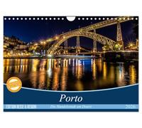 Porto - Die Handelsstadt am Douro (Wandkalender 2026 DIN A4 quer), CALVENDO Monatskalender: Farbenfrohe, leuchtende Ansichten der Weltkulturerbe-Stadt Porto.