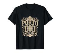 Porto Dio Sempre con Me: Design Scherzoso e Ironico Maglietta