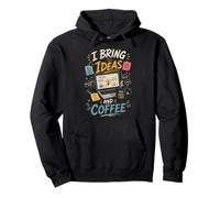 Porto Idee e Caffe Creativi Innovatori Felpa con Cappuccio