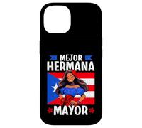 Porto Rico Mejor Hermana Mayor edizione Queen Flag Custodia per iPhone 14
