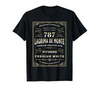 Porto Rico Pitorro 787 Funny Lágrima De Monte Boricua Rum Maglietta