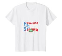 Porto Rico Strong: Patriottico Coqui Frog Pride Maglietta, Bambini, Bianco, 12 Anni
