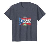 Porto Rico Strong: Patriottico Coqui Frog Pride Maglietta, Bambini, Pervinca, 12 Anni