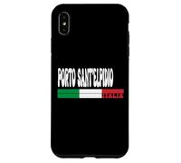 PORTO SANT'ELPIDIO City Italia Travel Lovers Bandiera Italia Custodia per iPhone XS Max