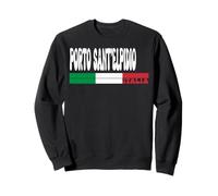 Porto SANT'ELPIDIO City Italia Travel Lovers Bandiera Italia Felpa