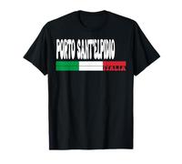 Porto SANT'ELPIDIO City Italia Travel Lovers Bandiera Italia Maglietta