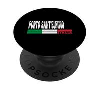 PORTO SANT'ELPIDIO City Italia Travel Lovers Bandiera Italia PopSockets PopGrip Adesivo