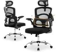 PortoAlegre Ergonomic High-Back Desk Chair, Regolabile Headrest & Wheels, Mesh Office Gaming Chair.
