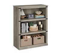 PortoAlegre Libreria con 3 scomparti, scaffalatura per ufficio, scaffalatura a cubi, per soggiorno, camera da letto, ufficio, cameretta dei bambini, 80 x 31 x 101 cm