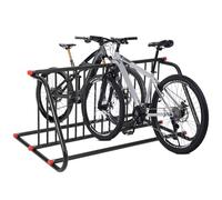 PortoAlegre Supporto per bicicletta da pavimento, per pneumatici di larghezza fino a 76 mm, supporto per bicicletta, supporto multiuso, per bici da corsa, e-bike, mountain bike