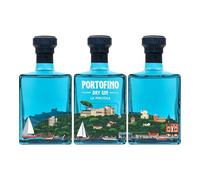 Portofino Dry Gin La Penisola Panorama Bundle - 3 x 500 ml