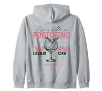 Portofino La Vita È Meglio In Riviera Liguria Italia Felpa con Cappuccio