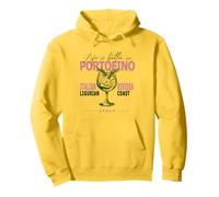 Portofino La Vita È Meglio In Riviera Liguria Italia Felpa con Cappuccio