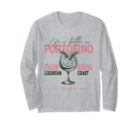 Portofino La Vita È Meglio In Riviera Liguria Italia Maglia a Manica