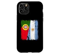 Portogallo Argentina Mezza Bandiera Portoghese Radici Argentine Custodia per iPhone 11 Pro