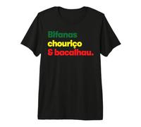Portogallo Cibo Bifanas Chourico Bacalhau Maglietta Premium
