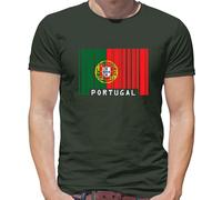 Portogallo Codice a Barre Bandiera - T-Shirt - Portoghese Lisbona Città Love