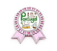 Portogallo simbolo nazionale simbolo simbolo simbolo distintivo spilla spilla vincitore rosa medaglia premio, media, metallo, Medium, Metallo