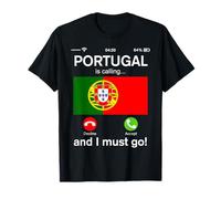 Portogallo sta chiamando e devo andare divertente Go Travel Souvenir Maglietta