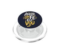 Portoghese Cristiano Andar Com Fé Religioso Fede PopSockets PopGrip per MagSafe