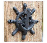 Portone Batacchio,Battente Arredi D'epoca Porta Knocer Legno Maniglia Garden Bussare Angelo Retro Crafts Casa Parete Decortion Tira Battente(2)